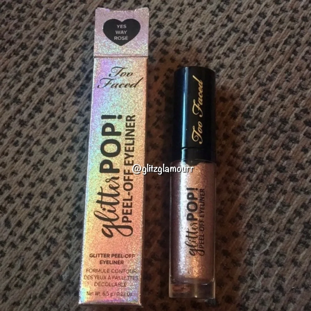 ✨Too Faced Glitter POP! Peel-Off Eyeliner✨
